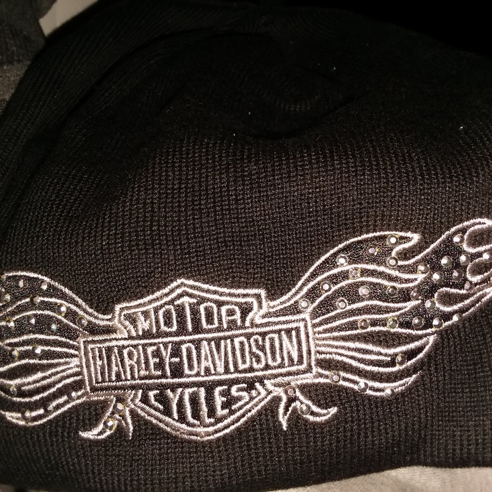 Harley Davidson yarn hat